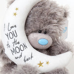 Bear and crescent moon cross stitch kit for beginners