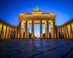 Brandenburg gate at blue hour cross stitch kit for beginners