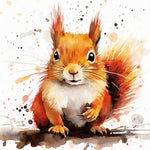 British red squirrel cross stitch kit for beginners