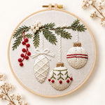Christmas ornament embroidery kit