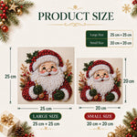 Framed Christmas pearl art available in two square sizes