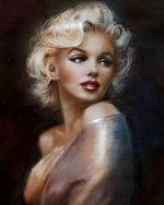 Classic marilyn monroe portrait cross stitch kit for beginners