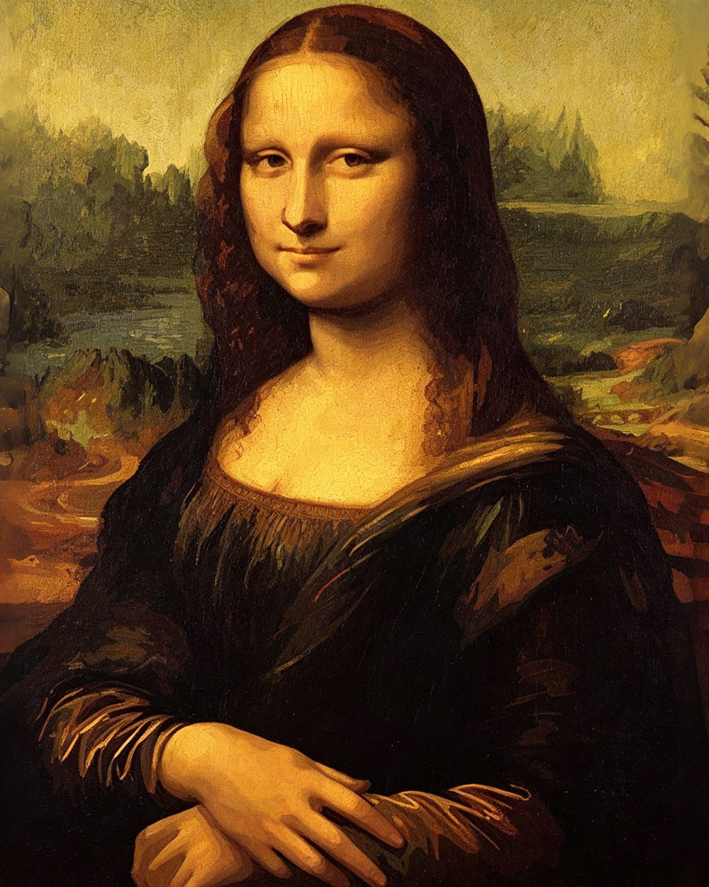 Classic mona lisa cross stitch kit for beginners