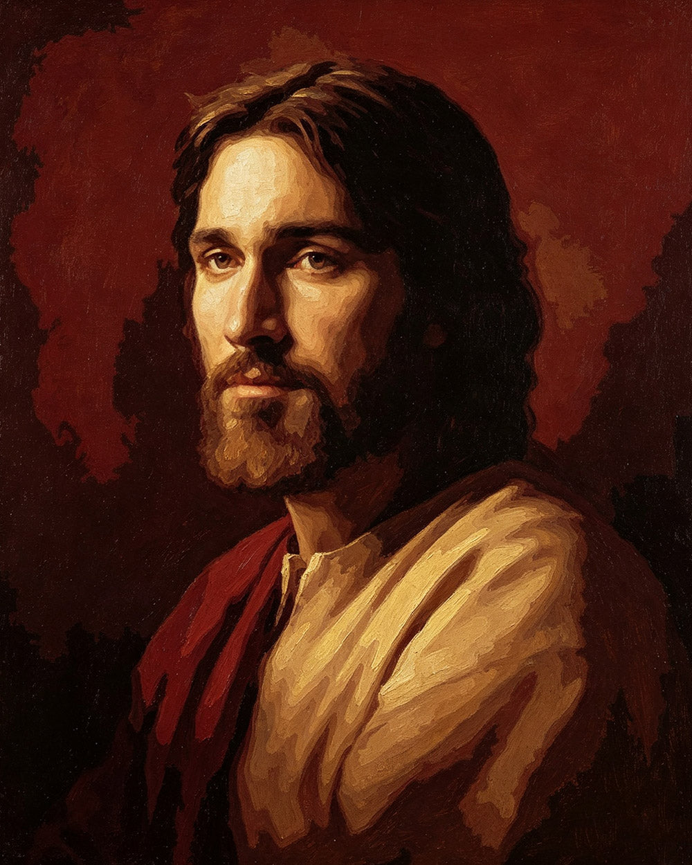 Classic portrait of jesus christ paint by numbers kit for beginners