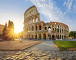 Colosseum in rome at sunrise paint by numbers kit for beginners