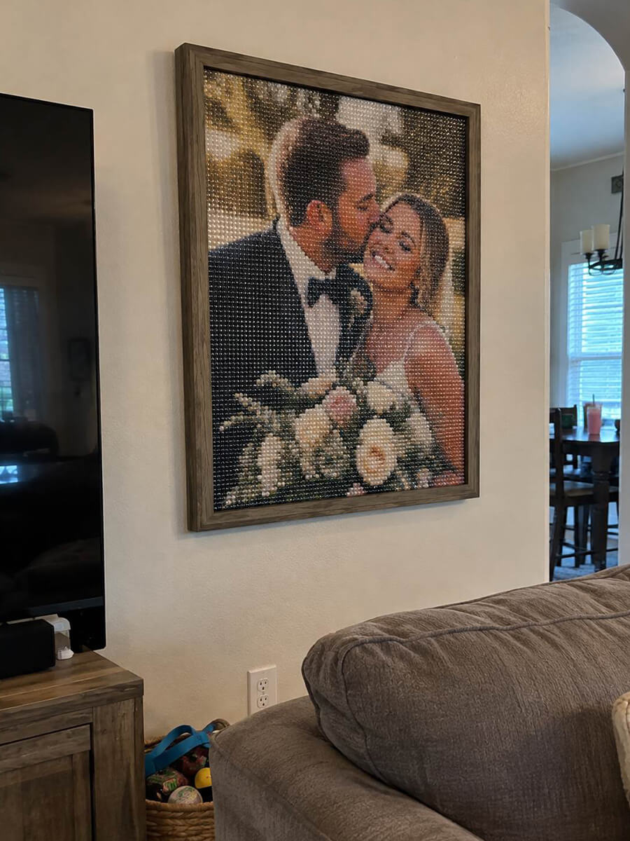 Custom Diamond Painting Kit Customer Photo