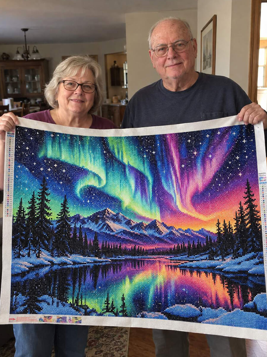 Custom Diamond Painting Kit Customer Photo