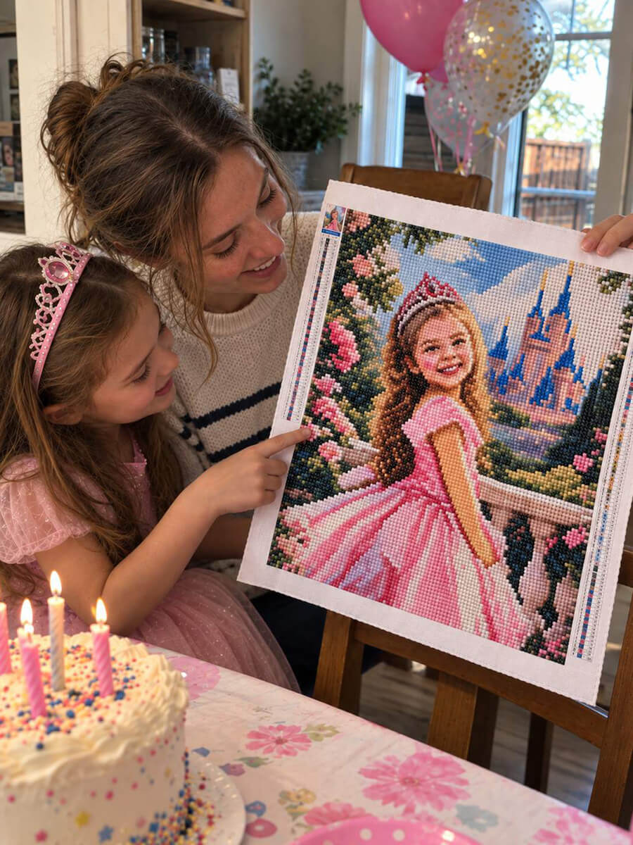 Custom Diamond Painting Kit Customer Photo