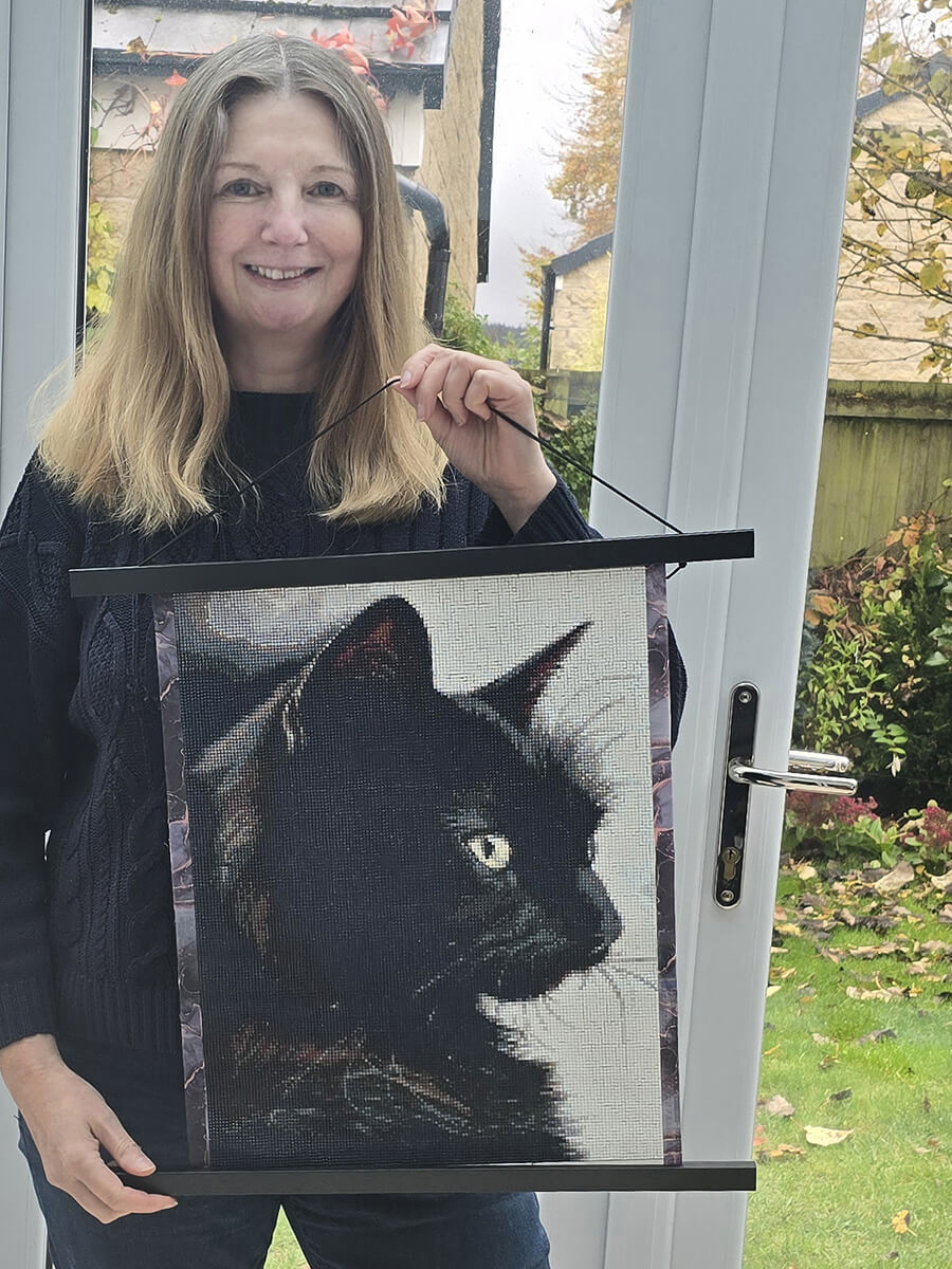 Custom Diamond Painting Kit Customer Photo