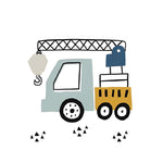 Cute cartoon mobile crane cross stitch kit for beginners