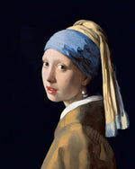 Girl with a pearl earring cross stitch kit for beginners