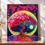 Glowing tree of life pearl diamond painting kit for beginners
