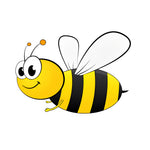 Happy cartoon bee cross stitch kit for beginners