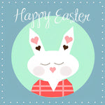 Happy easter bunny cross stitch kit for beginners