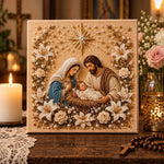 Holy night serenity pearl diamond painting kit for beginners