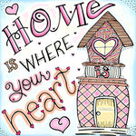 Home is where your heart is cross stitch kit for beginners
