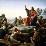 Jesus preaching the sermon on the mount cross stitch kit for beginners