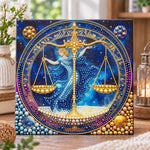 Libra zodiac goddess pearl diamond painting kit for beginners