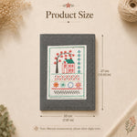 Loose-leaf embroidery stitch book size
