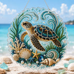 Majestic sea turtle pearl diamond painting kit for beginners