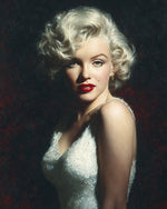 Marilyn monroe fine art portrait cross stitch kit for beginners