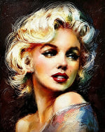 Marilyn monroe portrait cross stitch kit for beginners