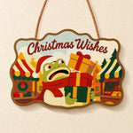 Market gift stack paint by numbers door hanger finished design