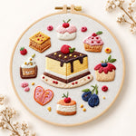 Mini dessert collection embroidery kit