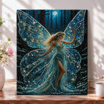 Moonlit forest fairy pearl diamond painting kit for beginners