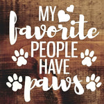 My favourite people have paws cross stitch kit for beginners