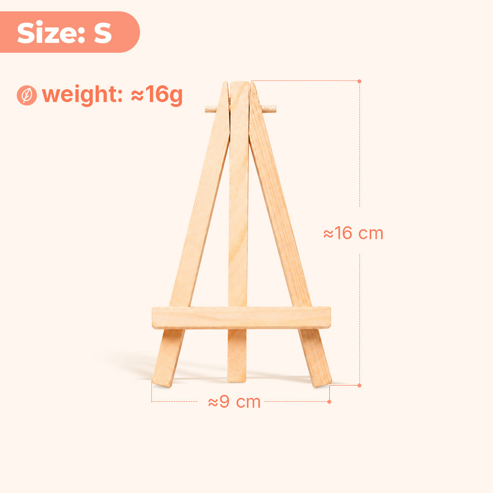 Small wooden easel accessory for needle felting kits