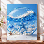Ocean pearl starfish pearl diamond painting kit for beginners