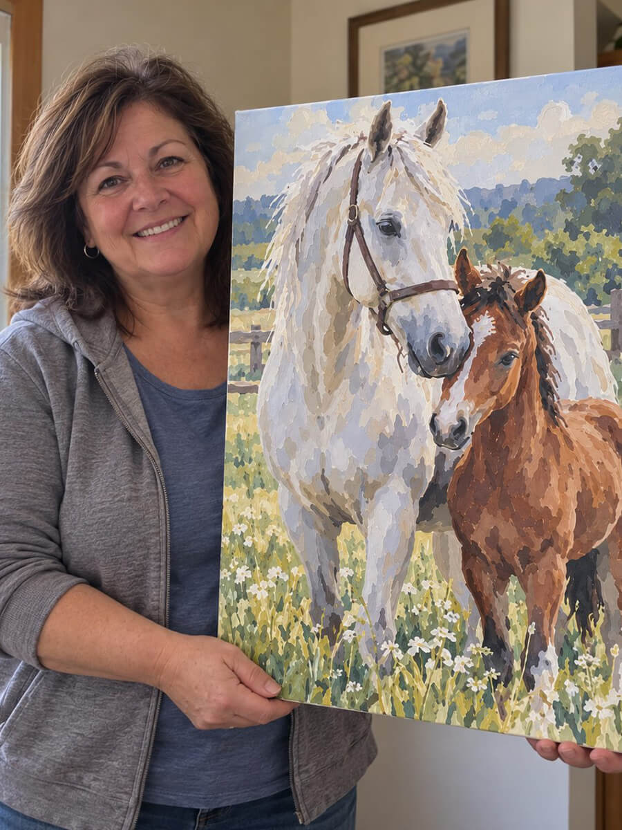 Paint by Numbers Kit Customer Photo