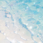 Pastel ocean waves cross stitch kit for beginners