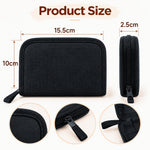 Portable Sewing Kit Size 15.5 x 10 x 2.5cm with Zippered Case