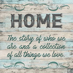 Rustic wooden home quote print cross stitch kit for beginners