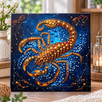 Scorpio zodiac scorpion pearl diamond painting kit for beginners
