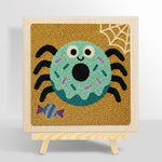 Spider donut punch needle kit for beginners