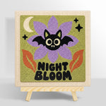 Spooky night bloom punch needle kit for beginners