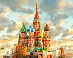 St. Basil's cathedral cross stitch kit for beginners