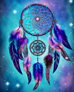 Starlight dreamcatcher cross stitch kit for beginners