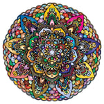 Symmetrical floral mandala cross stitch kit for beginners