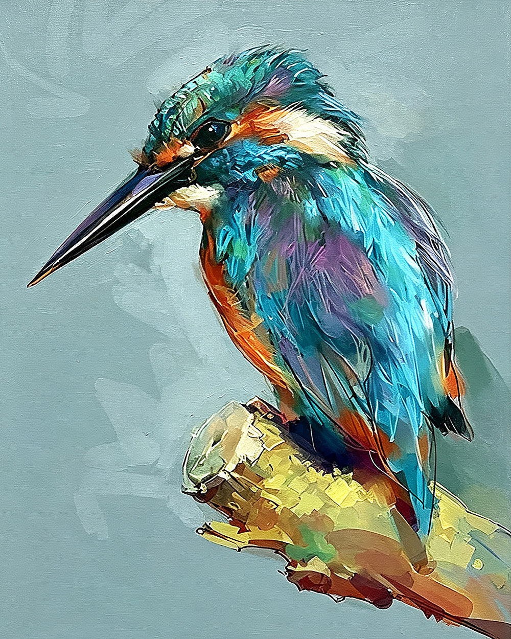 The kingfisher's rest cross stitch kit for beginners