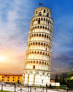 The tilted tower of tuscany cross stitch kit for beginners