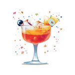 Tropical fruit punch cross stitch kit for beginners