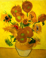 Van gogh inspired sunflowers cross stitch kit for beginners