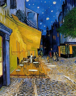 Van gogh style night cafe cross stitch kit for beginners