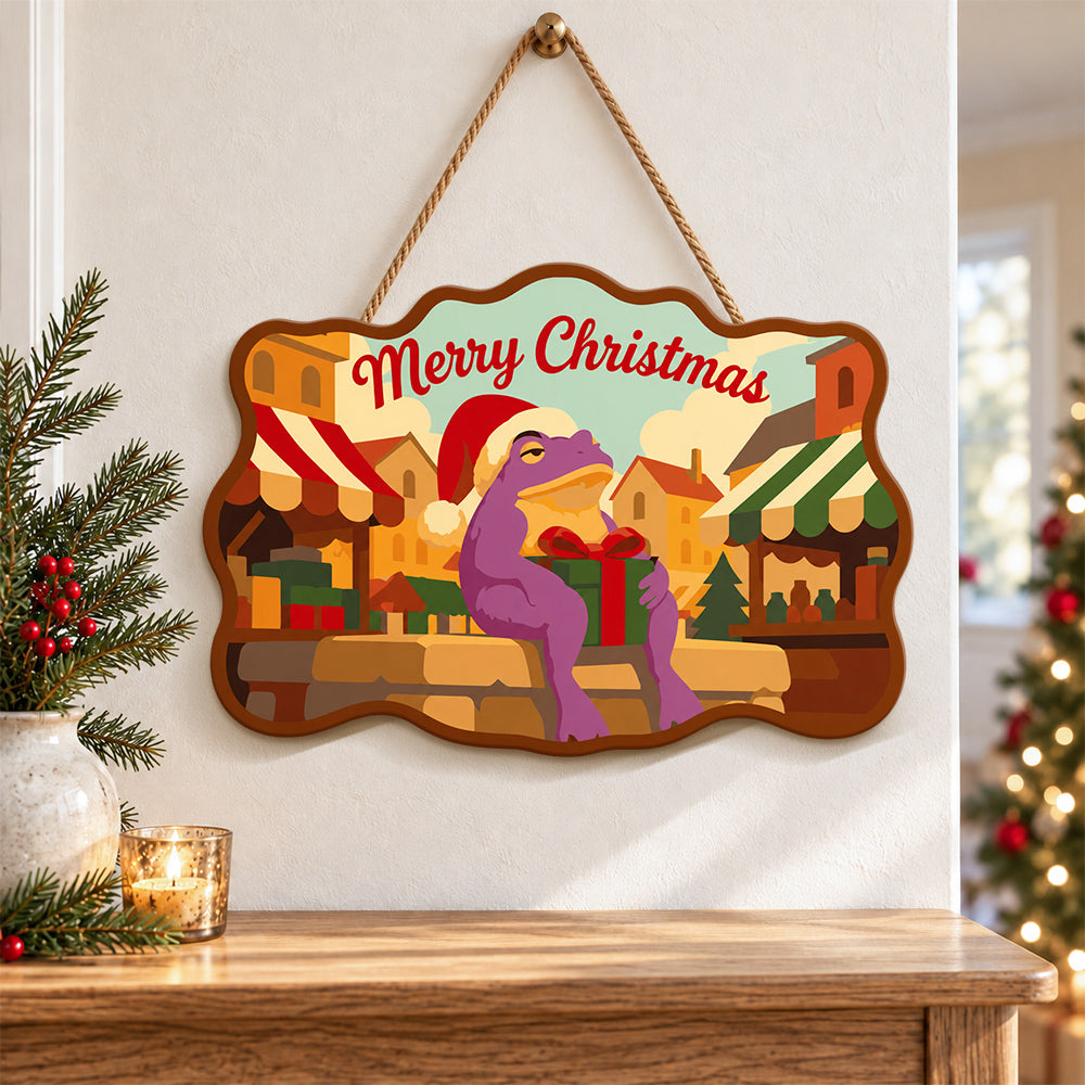 Village gift moment paint by numbers door hanger as indoor wall decor