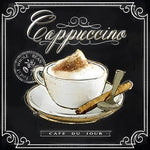 Vintage style cappuccino sign cross stitch kit for beginners