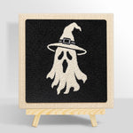 Witch hat ghost punch needle kit for beginners